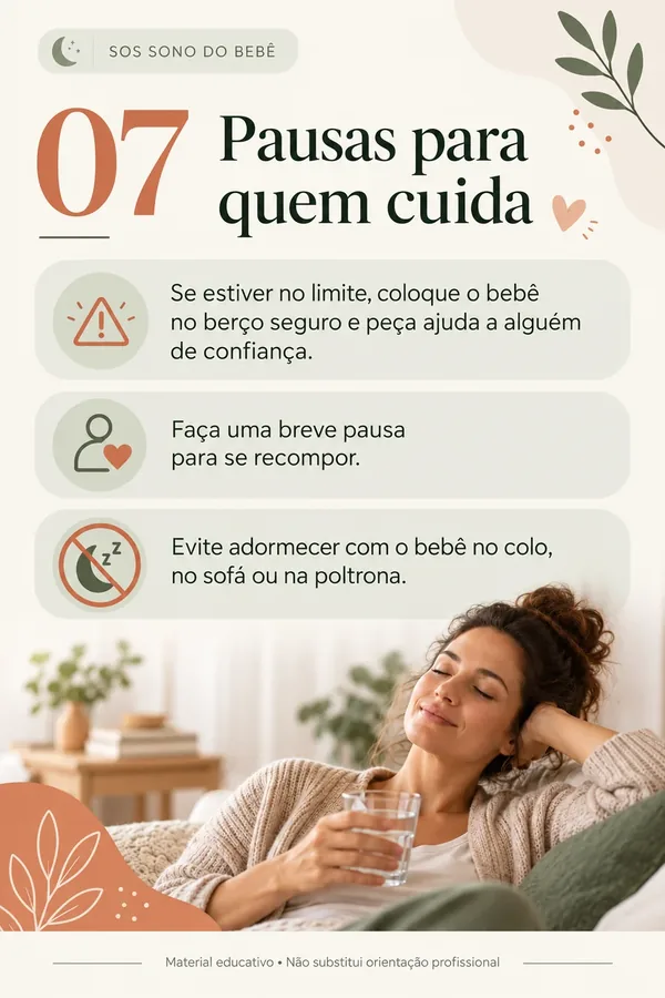 Pausas para quem cuida