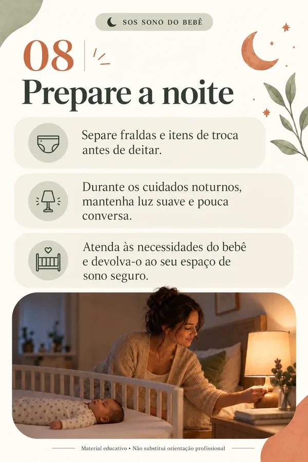 Prepare a noite